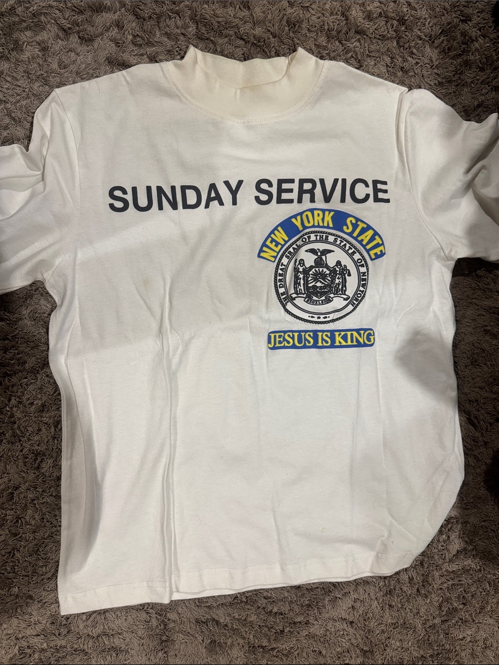 Yeezy Sunday Service 'Jesus Is King' Graphic T‑Shirt - White